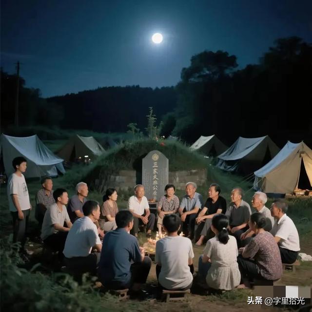 太公坟图片，传统与记忆的交织
