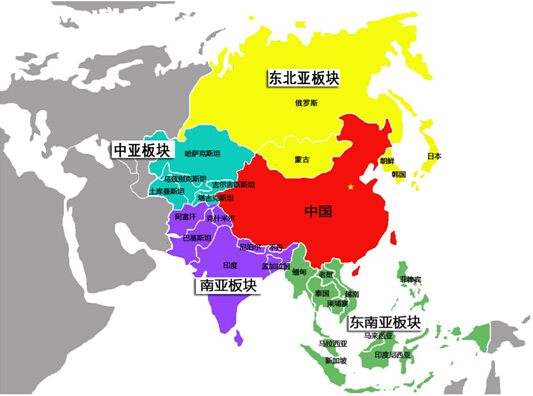 中国周边国家，多元合作与共同繁荣的蓝图
